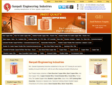 Tablet Screenshot of ganpatiengineering.com